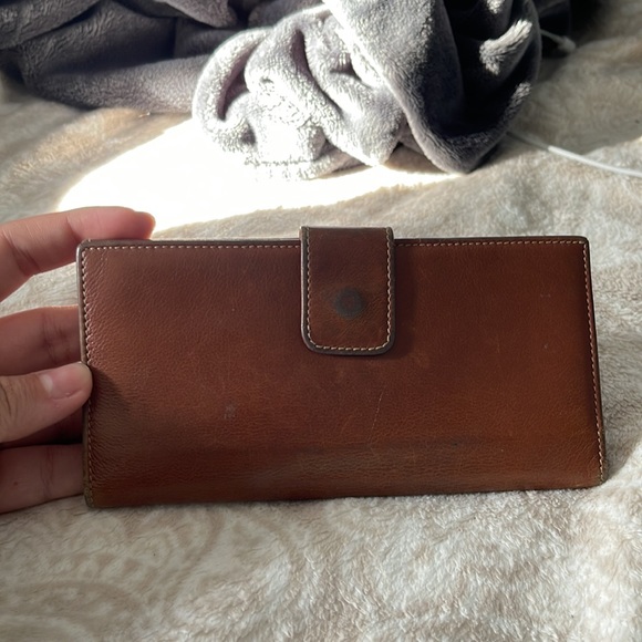 Gucci Bamboo Bifold Long Wallet Brown Leather - Picture 3 of 7